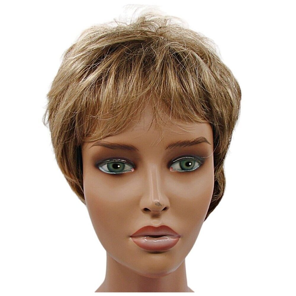 Paula Young Wig Womens Blonde Pixie Celebrity Style Short Cut Classic Cap w/ Box